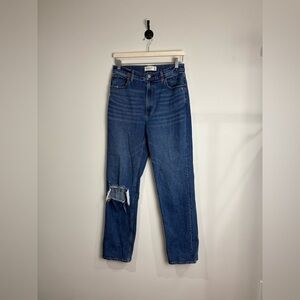 Abercrombie & Fitch The Ankle Straight Ultra High Rise Denim Jeans size 29/8
